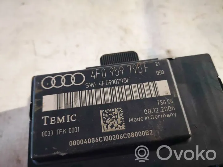 Audi A6 S6 C6 4F Centralina/modulo portiere 4f0959795f