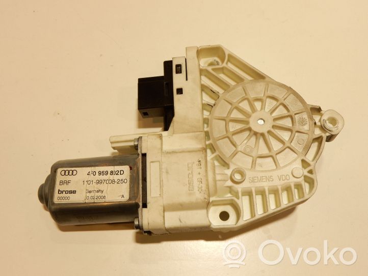 Audi A6 S6 C6 4F Moteur de lève-vitre de porte avant 4F0959802D