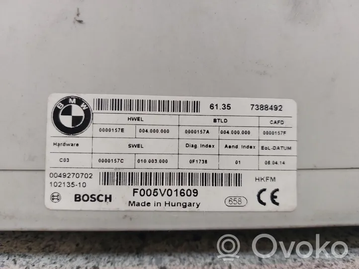 BMW 3 GT F34 Sterownik / Moduł elektrycznej klapy tylnej / bagażnika 7388492