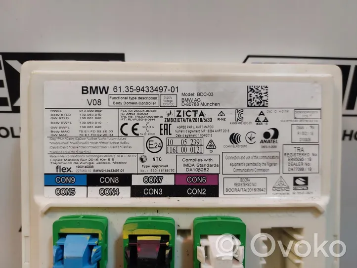 BMW X5 G05 Moduł / Sterownik komfortu 9433497