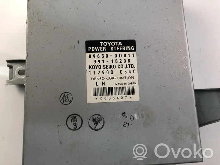 Toyota Yaris Komputer / Sterownik ECU silnika 896500D011