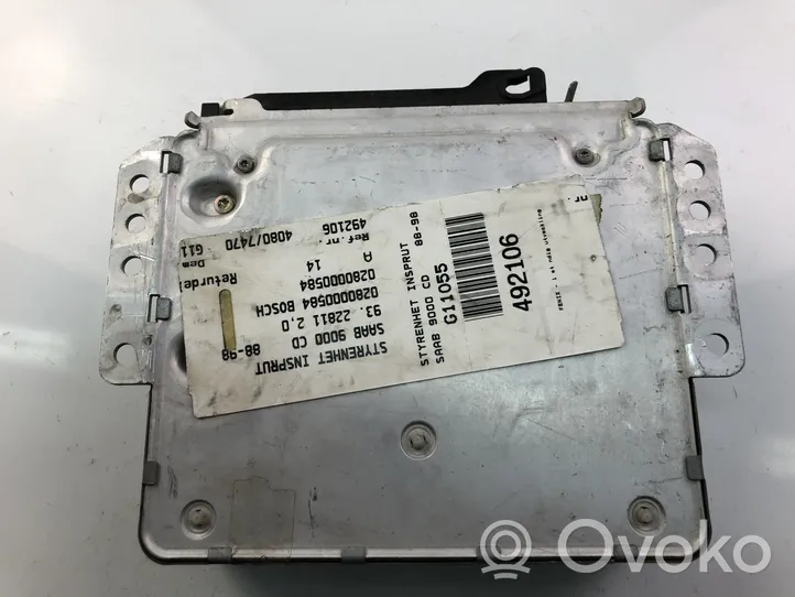 Saab 9000 CC Komputer / Sterownik ECU silnika 9119470