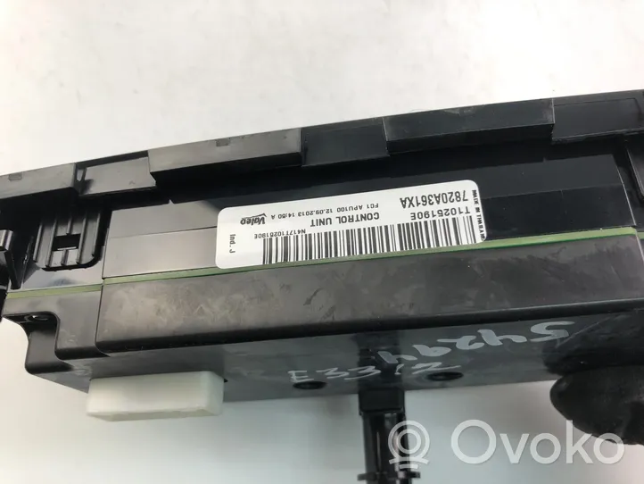 Mitsubishi Mirage VI G4 Attrage Przełącznik / Włącznik nawiewu dmuchawy 7820A361XA