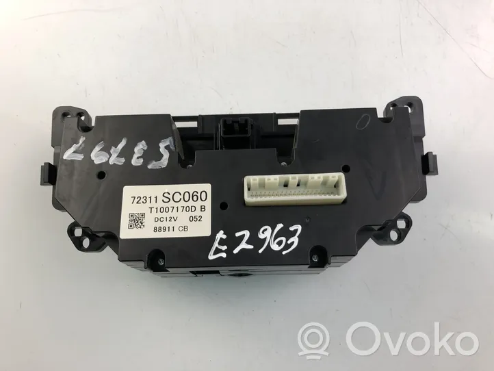 Subaru Forester SH Interruttore ventola abitacolo 72311SC060