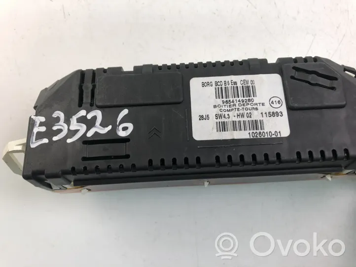 Citroen C4 Aircross Monitori/näyttö/pieni näyttö 9654149280