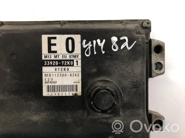 Suzuki Swift Unité de commande, module ECU de moteur 3392072K0