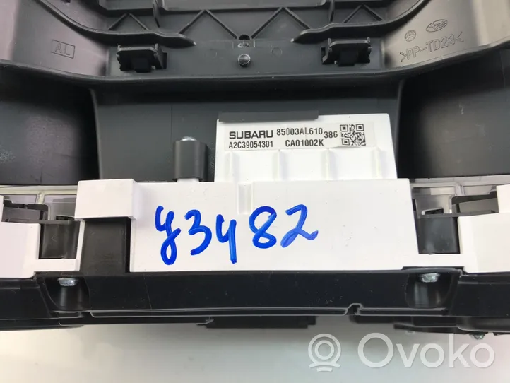 Subaru Outback (BS) Compteur de vitesse tableau de bord 85003AL610