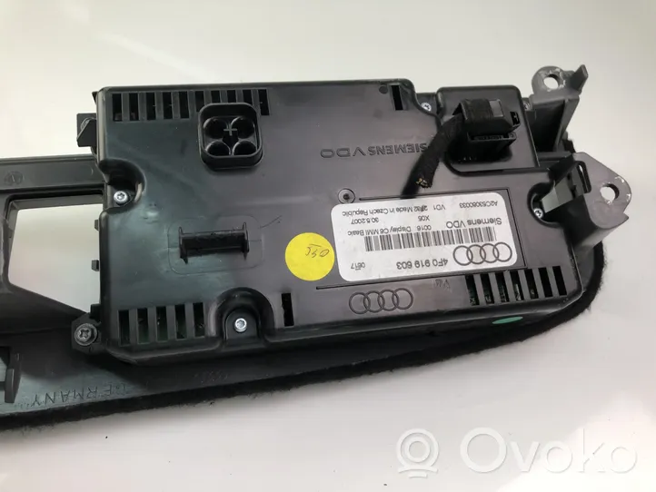 Audi A6 S6 C6 4F Compteur de vitesse tableau de bord 4F0920901F