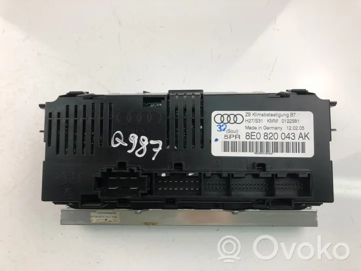 Audi A4 S4 B7 8E 8H Interruttore ventola abitacolo 8E0820043AK