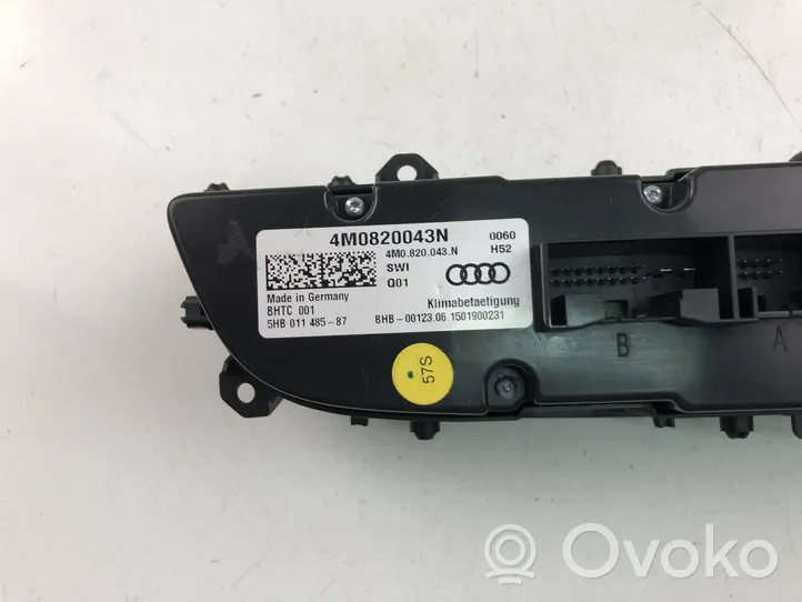 Audi Q7 4M Interruttore ventola abitacolo 