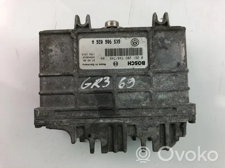 Seat Ibiza II (6k) Unité de commande, module ECU de moteur 6K5906026A