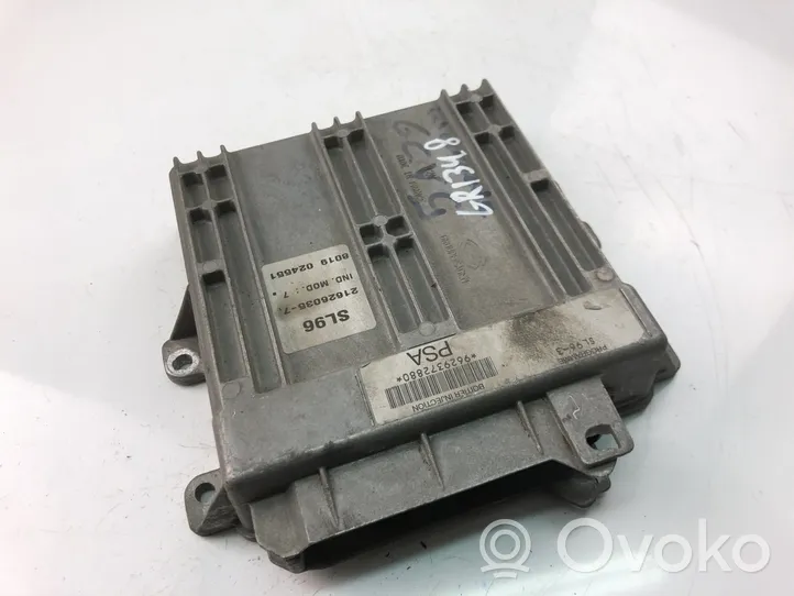 Citroen Xantia Unité de commande, module ECU de moteur 9629372880