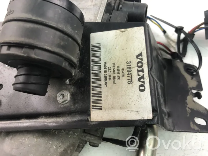 Volvo V60 Conduit de tuyau de chauffage Webasto 31694778