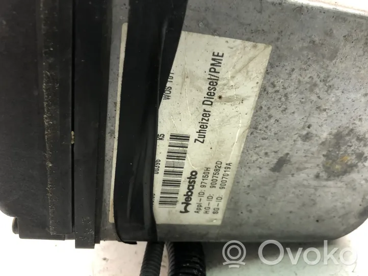 Volkswagen Touran I Conduit de tuyau de chauffage Webasto 9007582D