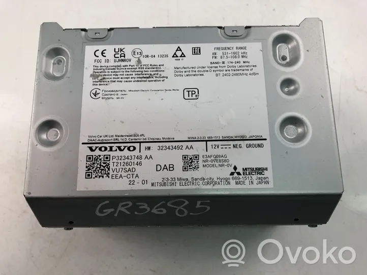 Volvo V60 Centralina/modulo navigatore GPS 32343492AA