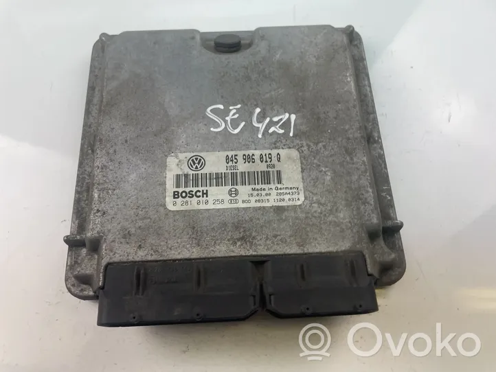 Volkswagen Lupo Unité de commande, module ECU de moteur 045906019Q