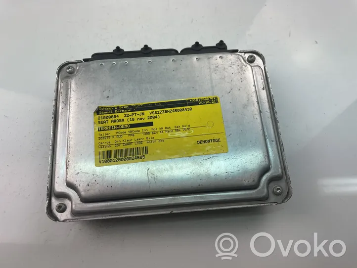 Seat Arosa Unité de commande, module ECU de moteur 030906032DK