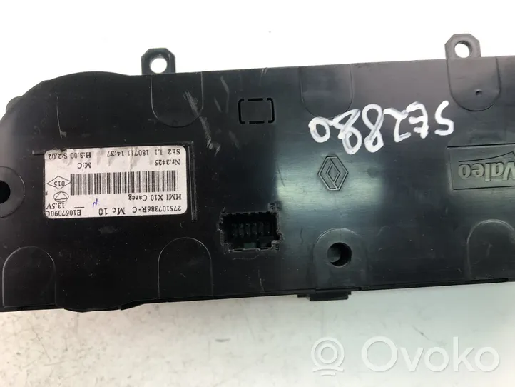 Renault Zoe Przełącznik / Włącznik nawiewu dmuchawy 275107386R