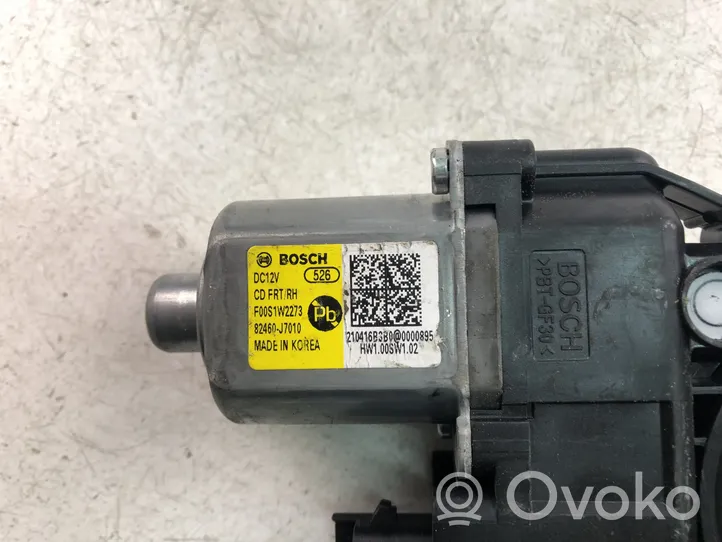 KIA Ceed Motorino alzacristalli della portiera anteriore 82460J7010