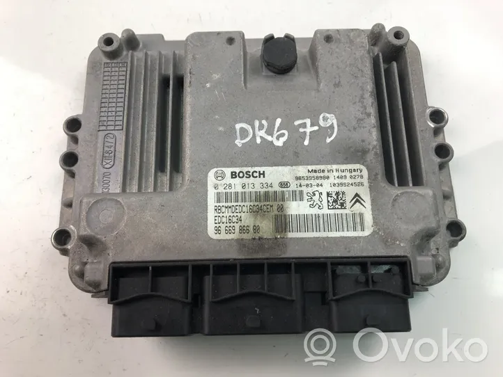 Peugeot 3008 I Komputer / Sterownik ECU silnika 9666986680