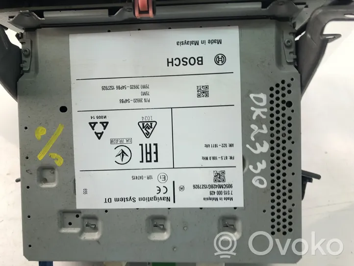 Suzuki Vitara (LY) Panel / Radioodtwarzacz CD/DVD/GPS 3992054PB6