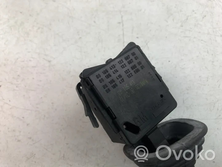 Opel Combo C Leva/interruttore dell’indicatore di direzione e tergicristallo 09185413