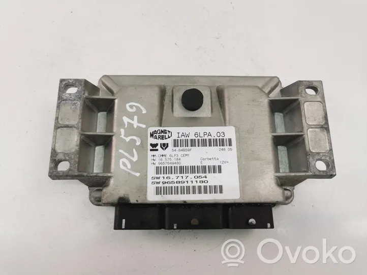 Citroen C2 Unité de commande, module ECU de moteur 9657649480