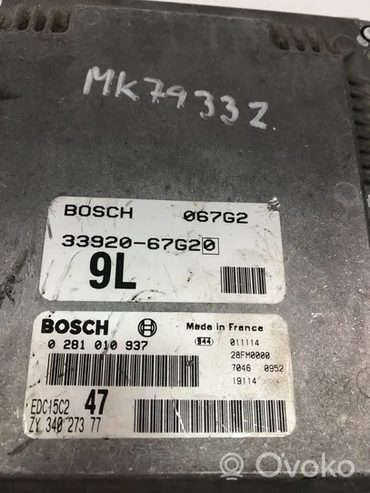 Suzuki Grand Vitara I Motora vadības bloka ECU 3392067G20