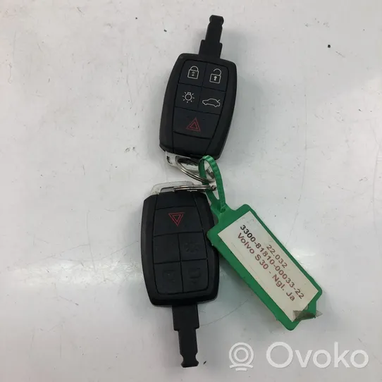 Volvo S40, V40 Clé / carte de démarrage 31300354