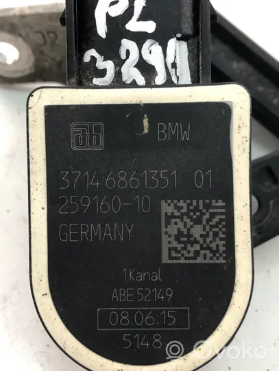 BMW 3 F30 F35 F31 Capteur de hauteur de suspension avant 6861351