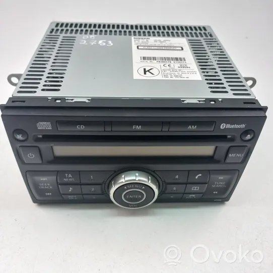 Nissan Qashqai+2 Panel / Radioodtwarzacz CD/DVD/GPS 28185JD00A