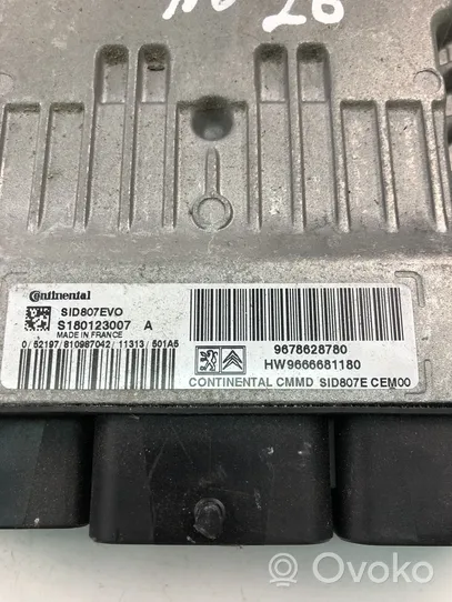 Citroen DS4 Komputer / Sterownik ECU silnika 