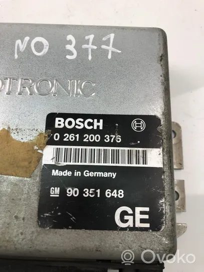 Opel Vectra A Komputer / Sterownik ECU silnika 90351648