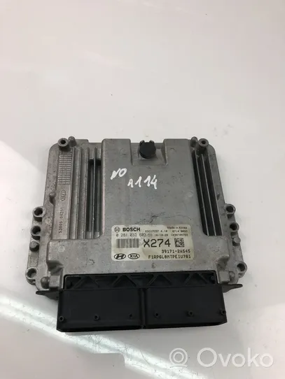 KIA Carens III Unité de commande, module ECU de moteur 391712A545