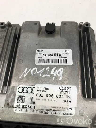 Audi A4 S4 B8 8K Moottorin ohjainlaite/moduuli (käytetyt) 03L906022RJ