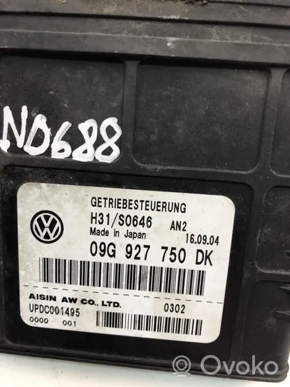 Volkswagen Golf V Muut ohjainlaitteet/moduulit 09G927750DK