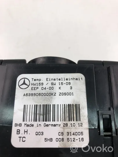 Mercedes-Benz Vito Viano W639 Salono ventiliatoriaus reguliavimo jungtukas A6399060000KZ