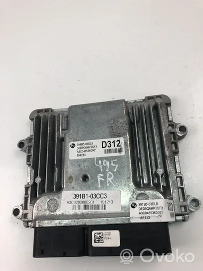 KIA Niro Unité de commande, module ECU de moteur 391B103CC3