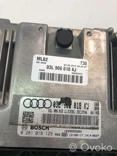 Audi A4 S4 B8 8K Komputer / Sterownik ECU silnika 03L906018KJ