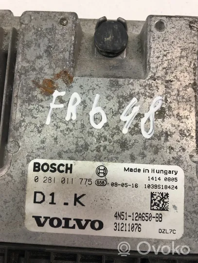 Volvo V50 Unité de commande, module ECU de moteur 31211076