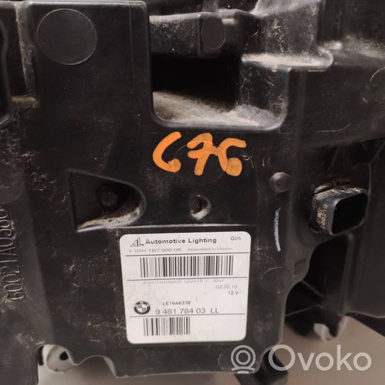 BMW X5 G05 Phare frontale 9481784