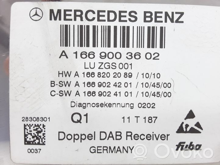 Mercedes-Benz CLS C218 X218 Antennin ohjainlaite A1669003602