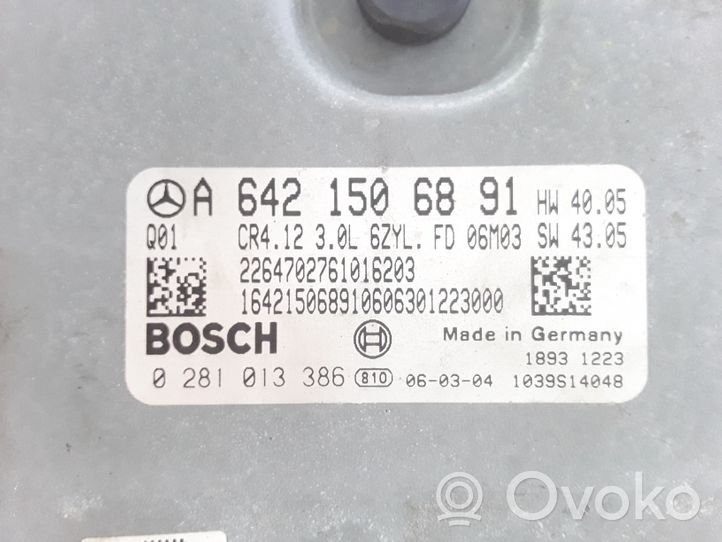 Mercedes-Benz R W251 Komputer / Sterownik ECU i komplet kluczy A6421506891