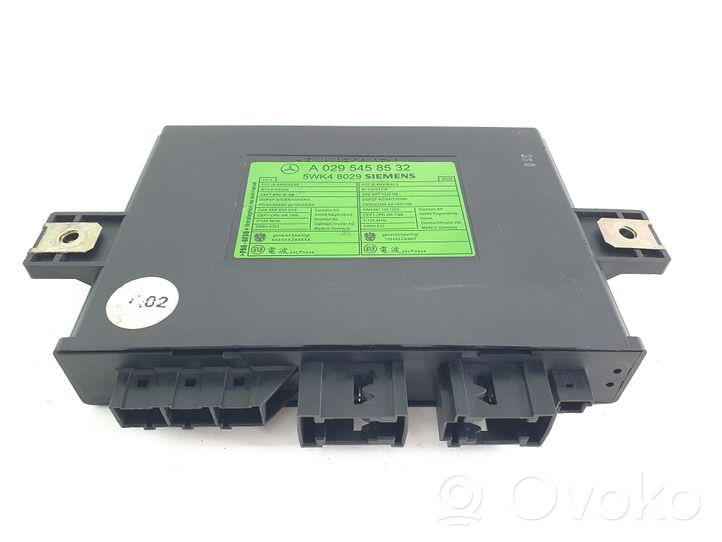 Mercedes-Benz S W220 Door central lock control unit/module A0295458532