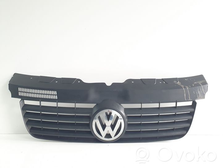 Volkswagen Transporter - Caravelle T5 Grille calandre supérieure de pare-chocs avant 