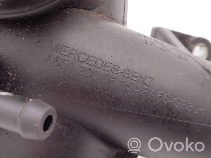 Mercedes-Benz C W204 Termostaatin kotelo A6512000615