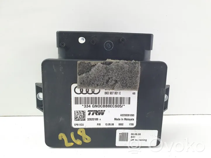 Audi A4 S4 B8 8K Module de commande de frein à main 8K0907801E