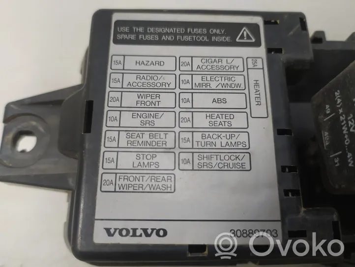 Volvo S40, V40 Katvealueen valvonnan ohjainlaite (BSM) 30889703