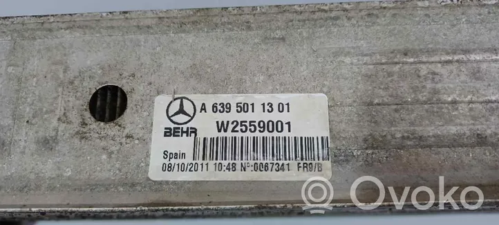 Mercedes-Benz Vito Viano W447 Interkūlerio radiatorius A6395011301