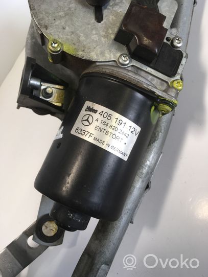 Mercedes-Benz ML W164 Tringlerie et moteur d'essuie-glace avant A1648202442